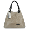GEANȚĂ DIN PIELE shopper bag Vittoria Gotti bej V692754be2